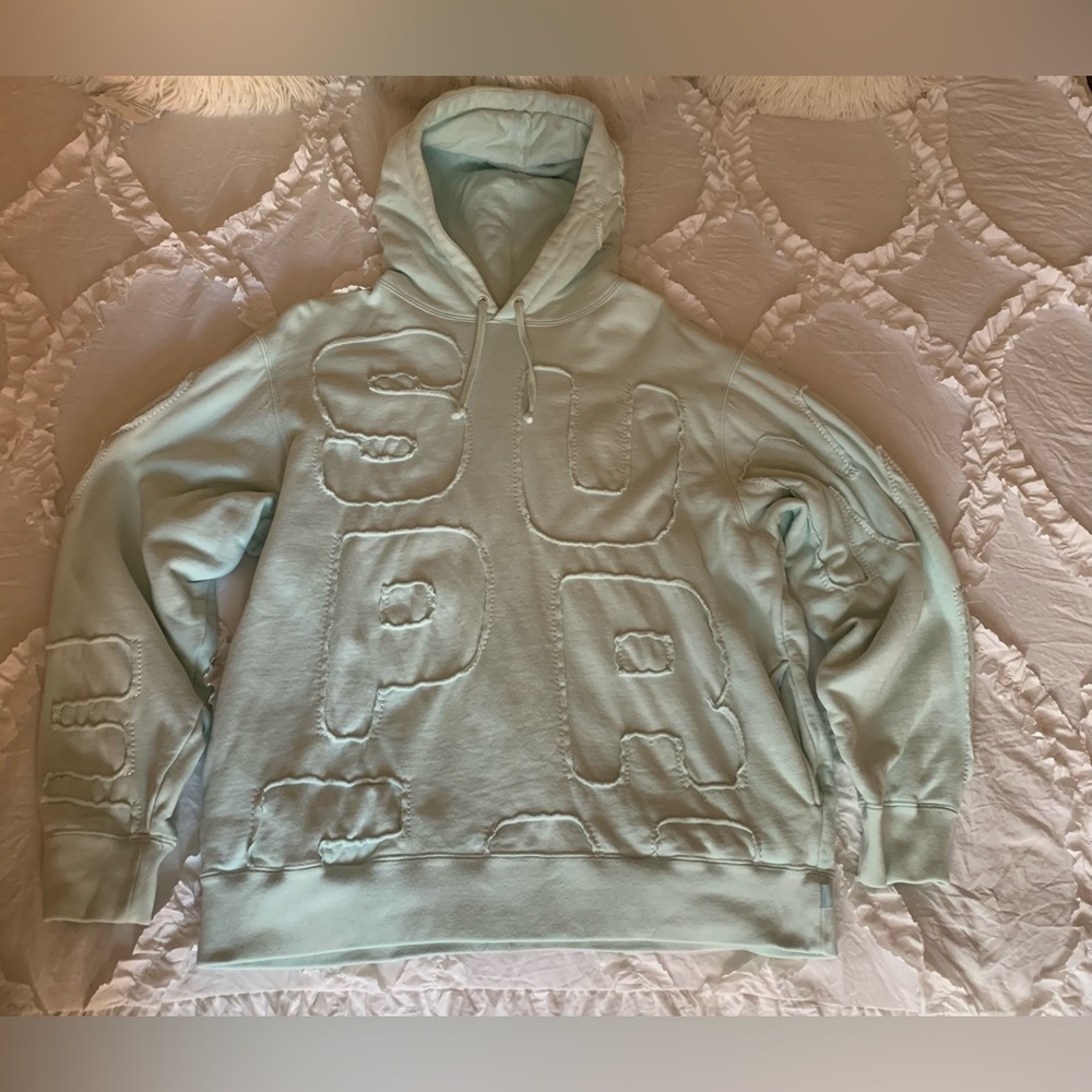 Supreme Cutout Letters Hooded Sweatshirt